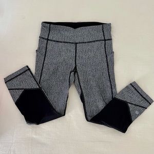 Lululemon leggings with mesh